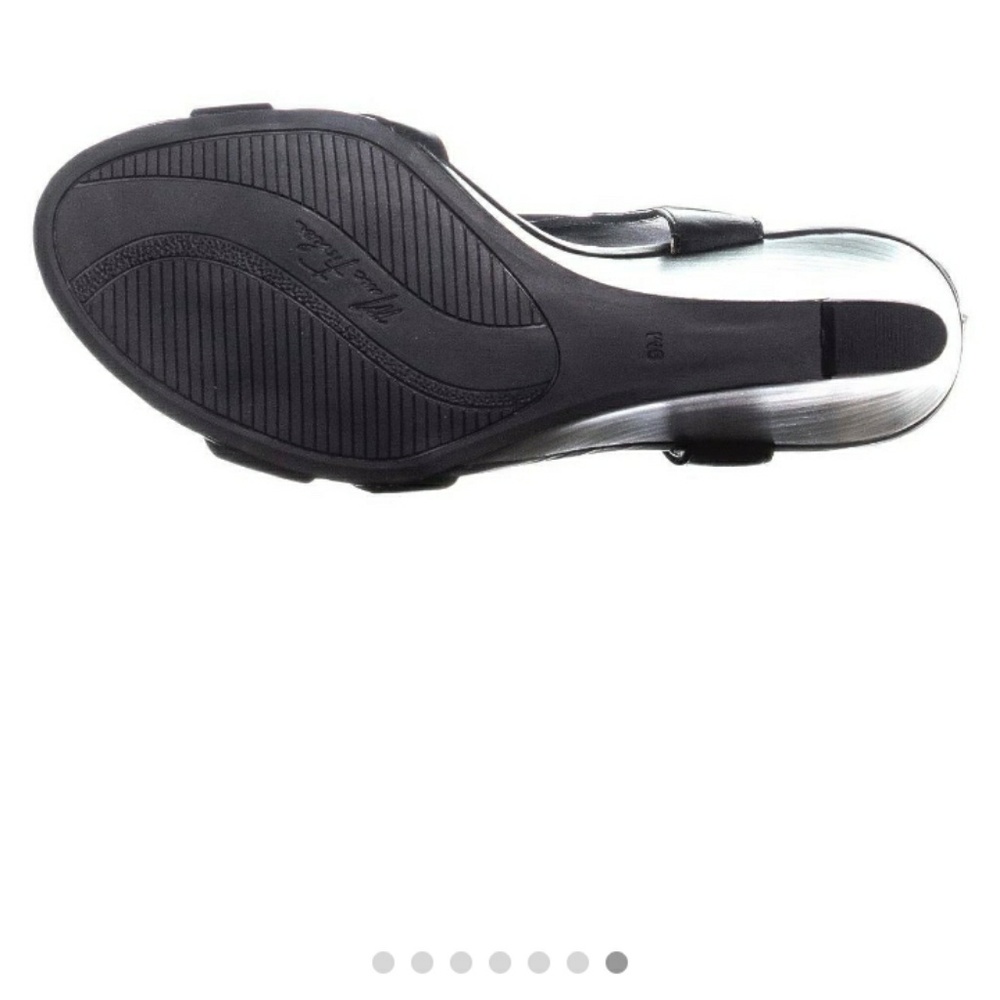 Marc Fisher Brown Cassy Wedge Sandal - Picture 7 of 8